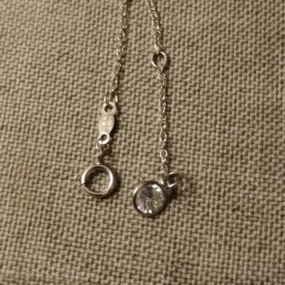 14k White Gold Chain Extender